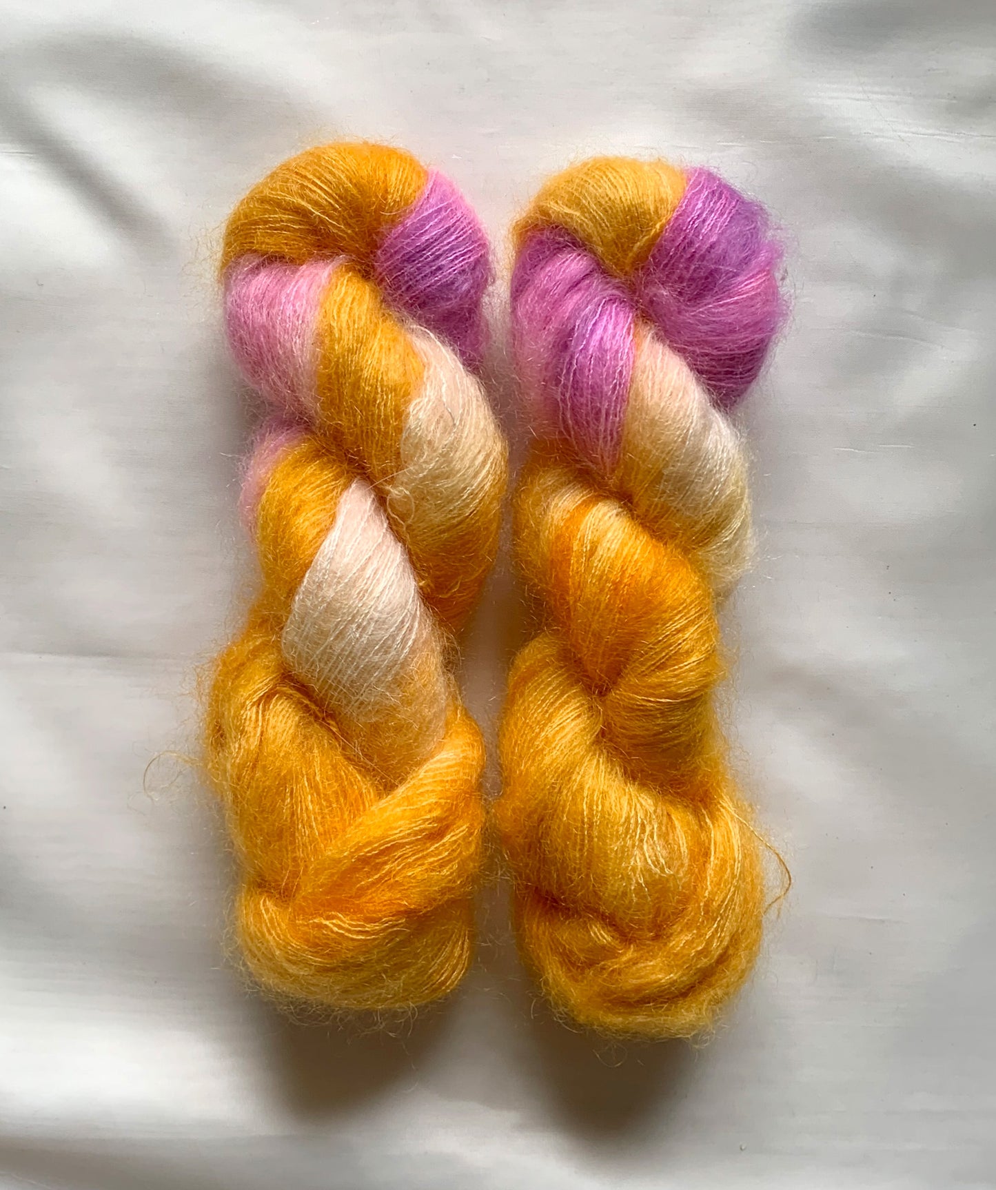 Orange Crush - Silk Mohair